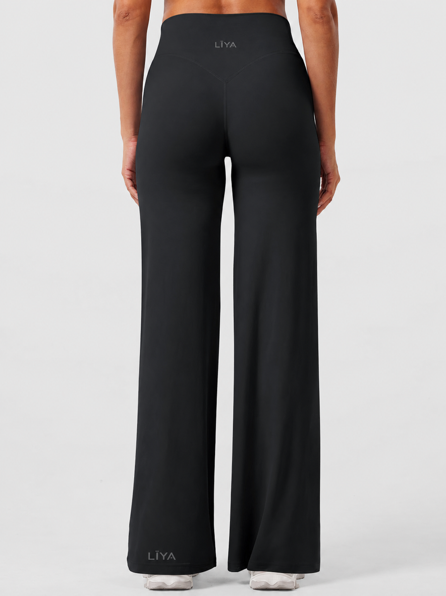 Legging LÏYA Straight — Taille Haute, Coupe Droite Sculptante