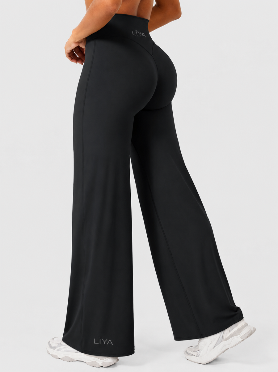 Legging LÏYA Straight — Taille Haute, Coupe Droite Sculptante