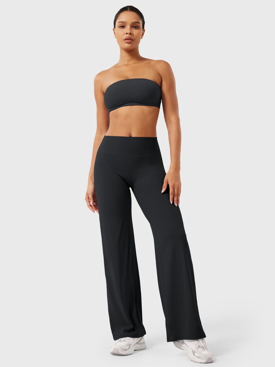 Legging LÏYA Straight — Taille Haute, Coupe Droite Sculptante