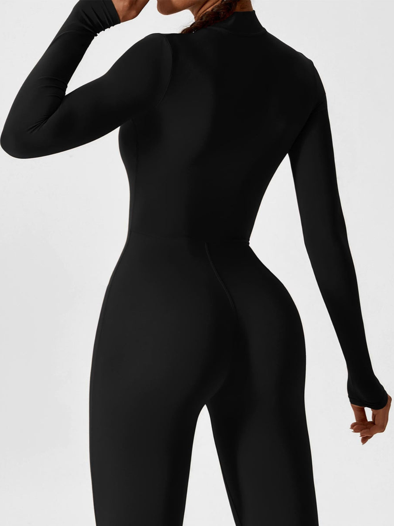 Combi LÏYA Zip — Manches Longues, Gainante Second Peau