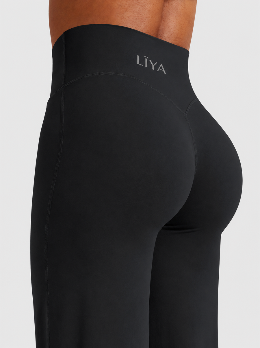 Legging LÏYA Straight — Taille Haute, Coupe Droite Sculptante